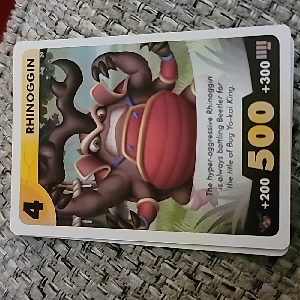 Rhinoggin 500 (4)Yo-Kai Watch Card